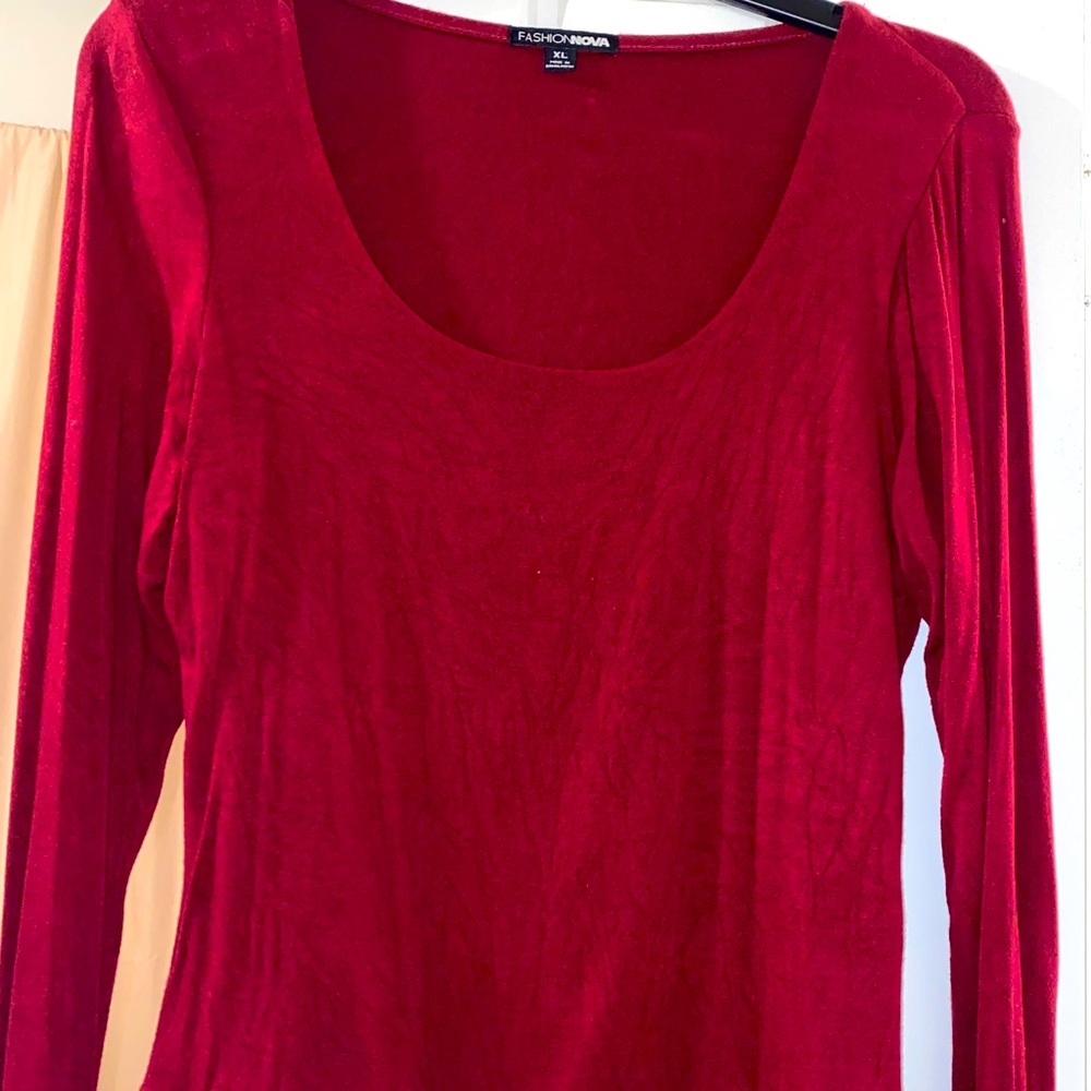 Red long sleeve